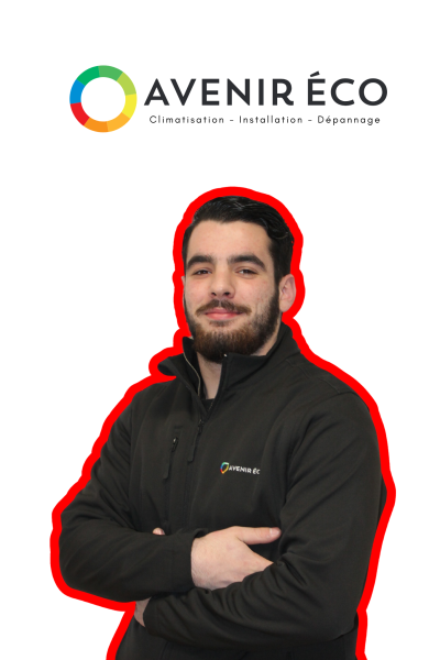 Enzo Technicien pose d'une climatisation réversible à Lyon