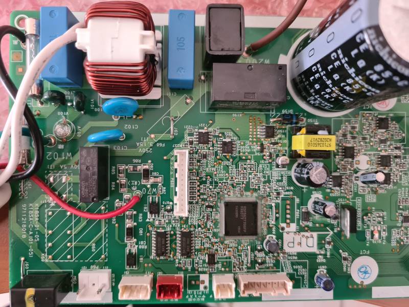 Dysfonctionnement de la carte électronique de la climatisation